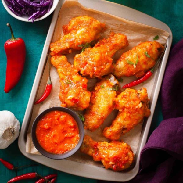 Chilli Garlic Hot Wings
